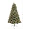 7.5ft. Pre-Lit Snow Tipped Aspen Spruce Artificial Christmas Tree, White LED Lights